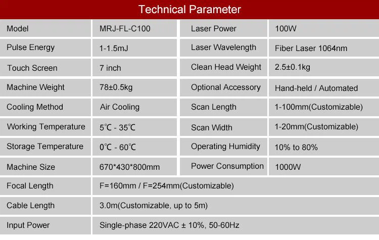 MRJ-Laser laser paint stripping machine for sale