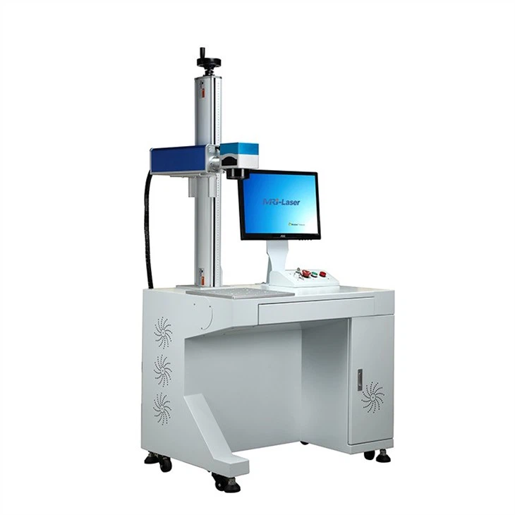 20W 30W 50W Bench Top Auto Focusing Fiber Laser Marking Machine